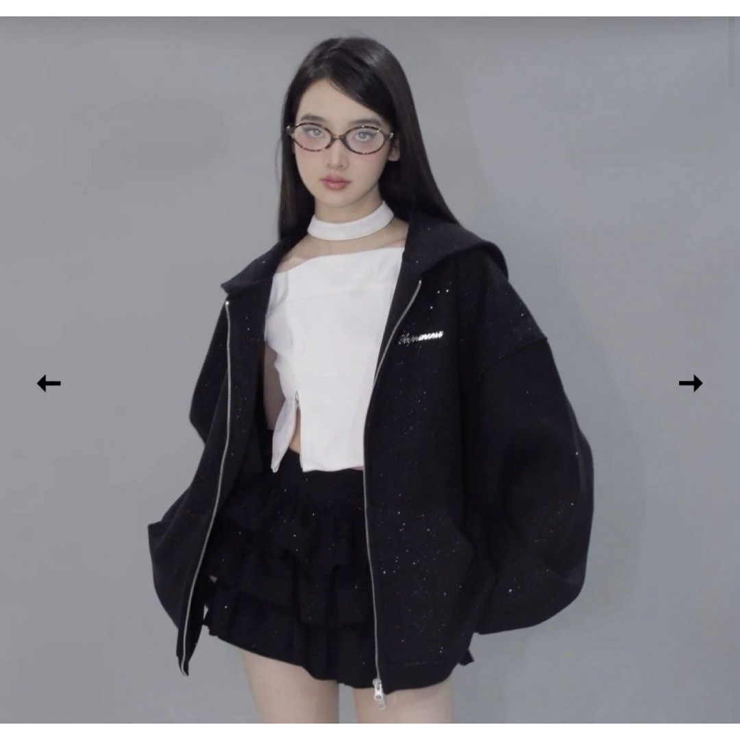 and wander - andwang ❤︎ Kirakira zip upの通販 by cc and wander - andwang ❤︎ Kirakira zip upの通販 by cc