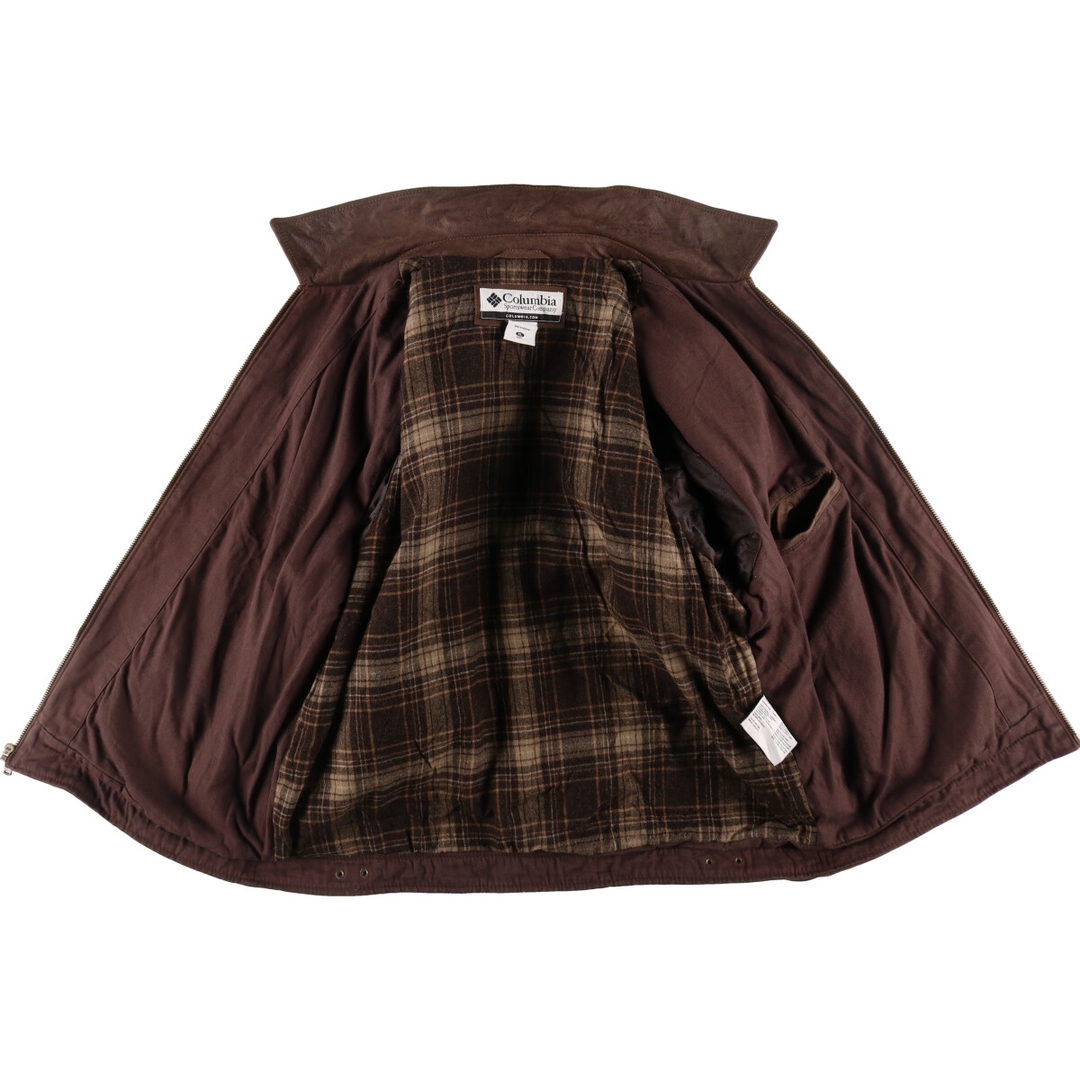Columbia - 古着 00年代 コロンビア Columbia レザーブルゾン Columbia - 古着 00年代 コロンビア Columbia レザーブルゾン