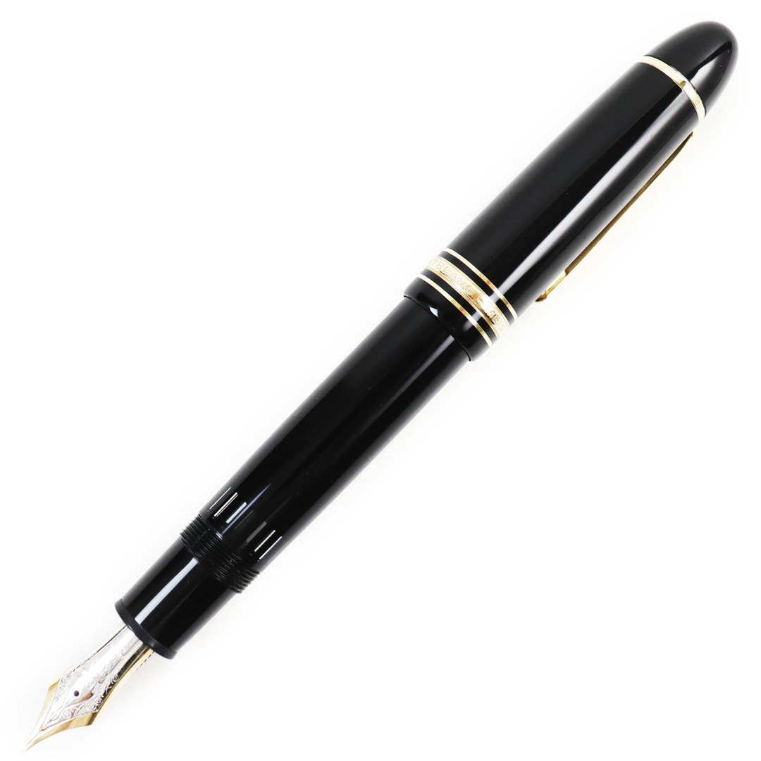 MONTBLANC - 美品●MONTBLANC モンブラン マイスターシュテュック No.149 ペン先14K Mニブ ホワイトスター 万年筆 ブラック ゴールド ドイツ製 メンズ