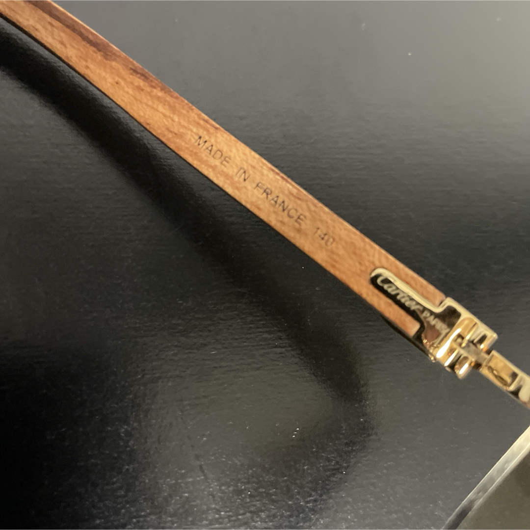 Cartier - Cartier カルティエ ウッドテンプルサングラス、眼鏡 Cartier - Cartier カルティエ ウッドテンプルサングラス、眼鏡
