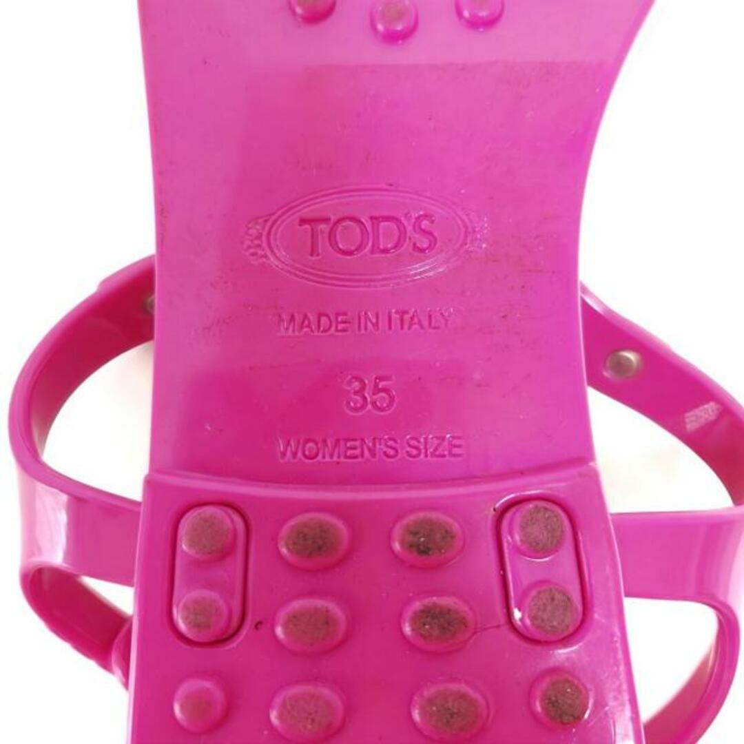 TOD'S - TOD'S(トッズ) サンダル 35 レディース - ピンク×レッド TOD'S - TOD'S(トッズ) サンダル 35 レディース - ピンク×レッド