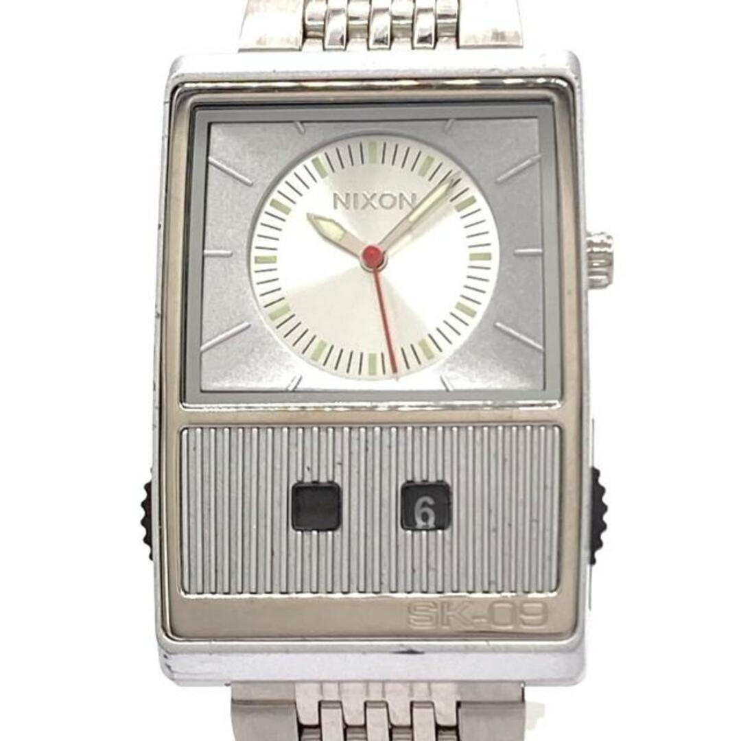 NIXON - NIXON(ニクソン) 腕時計 - SK-09 メンズ シルバーの通販 NIXON - NIXON(ニクソン) 腕時計 - SK-09 メンズ シルバーの通販