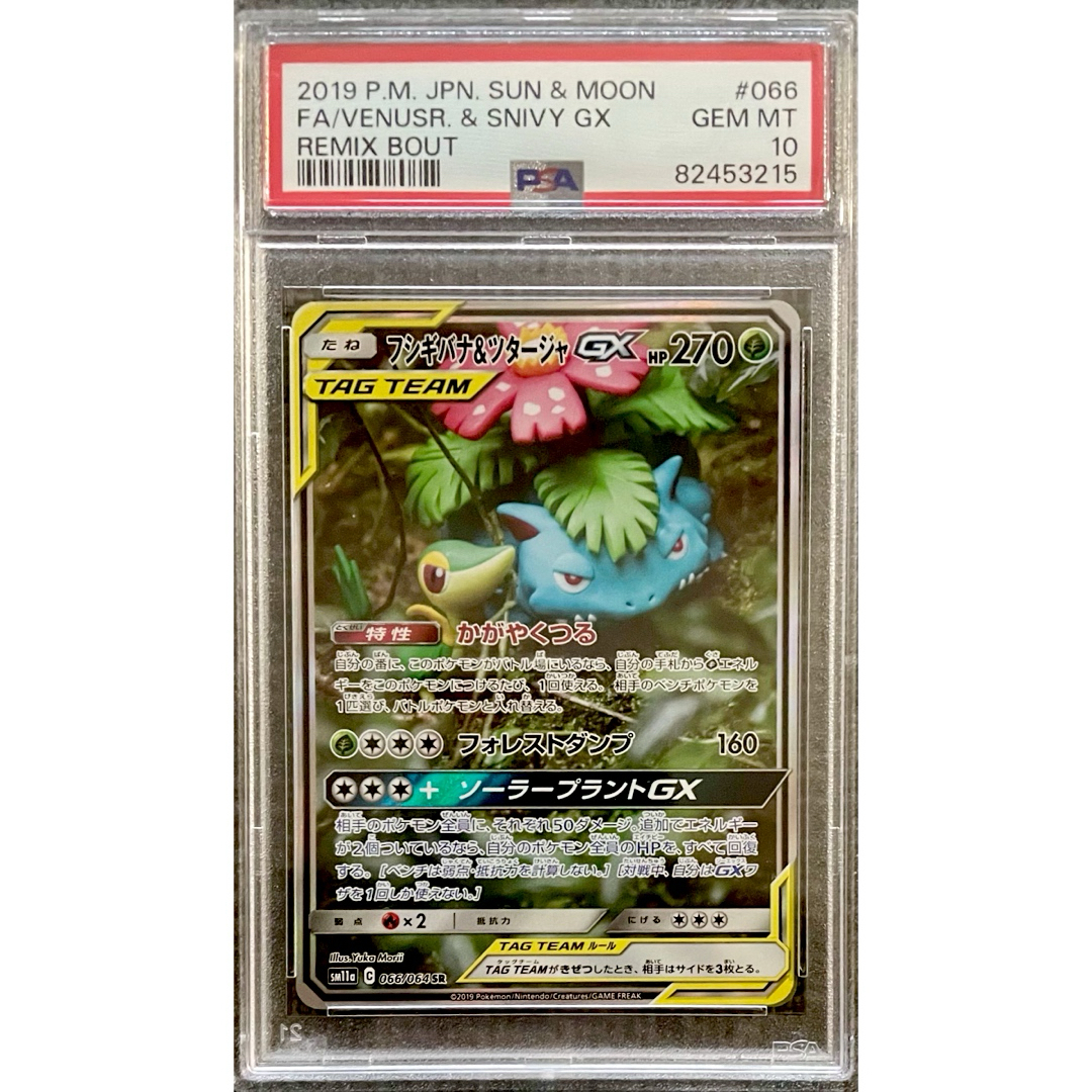 ポケモンカード フシギバナ&ツタージャ SR PSA10 ポケモンカード フシギバナ&ツタージャ SR PSA10