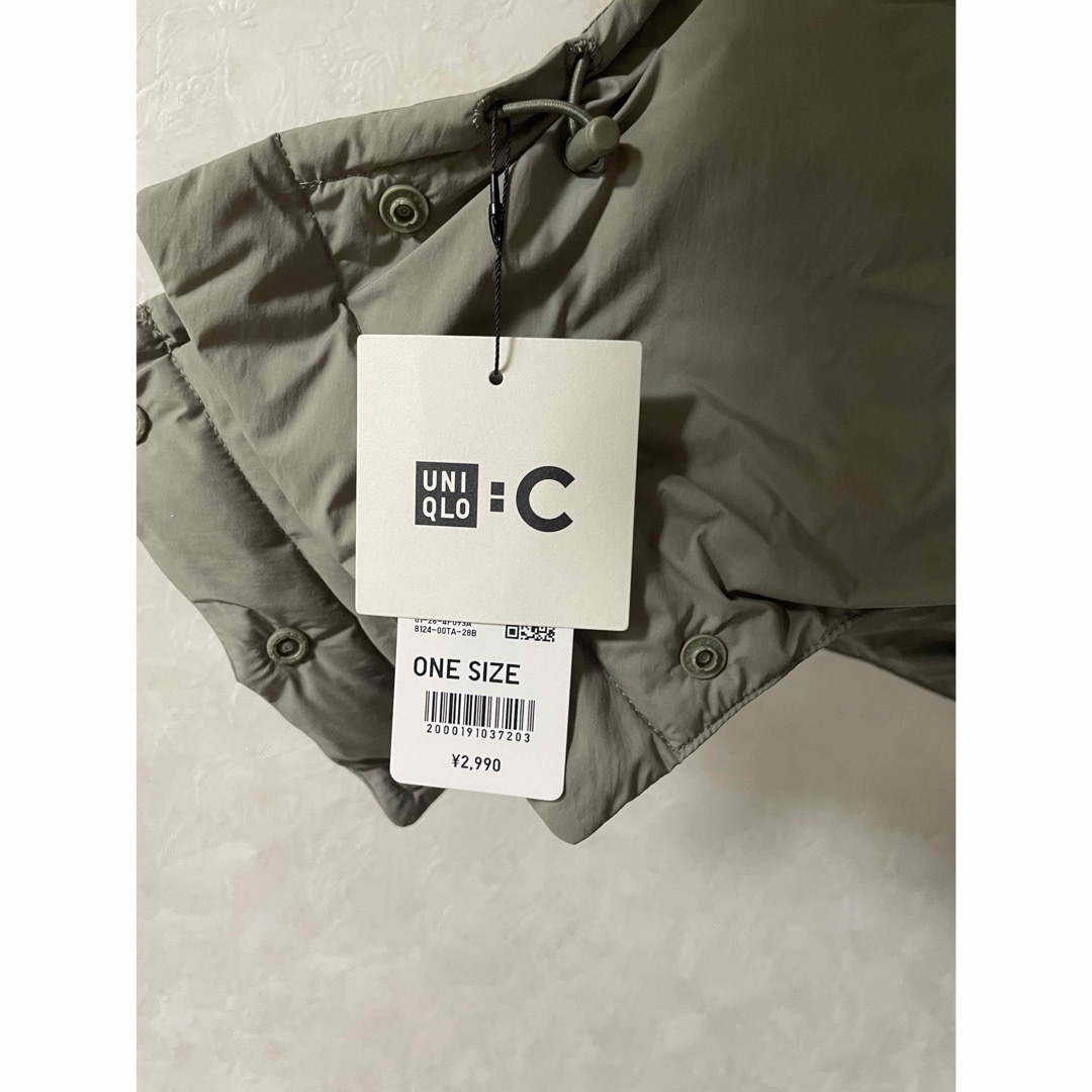 UNIQLO - ナイロンフーデッドネックウォーマー ユニクロC UNIQLO - ナイロンフーデッドネックウォーマー ユニクロC