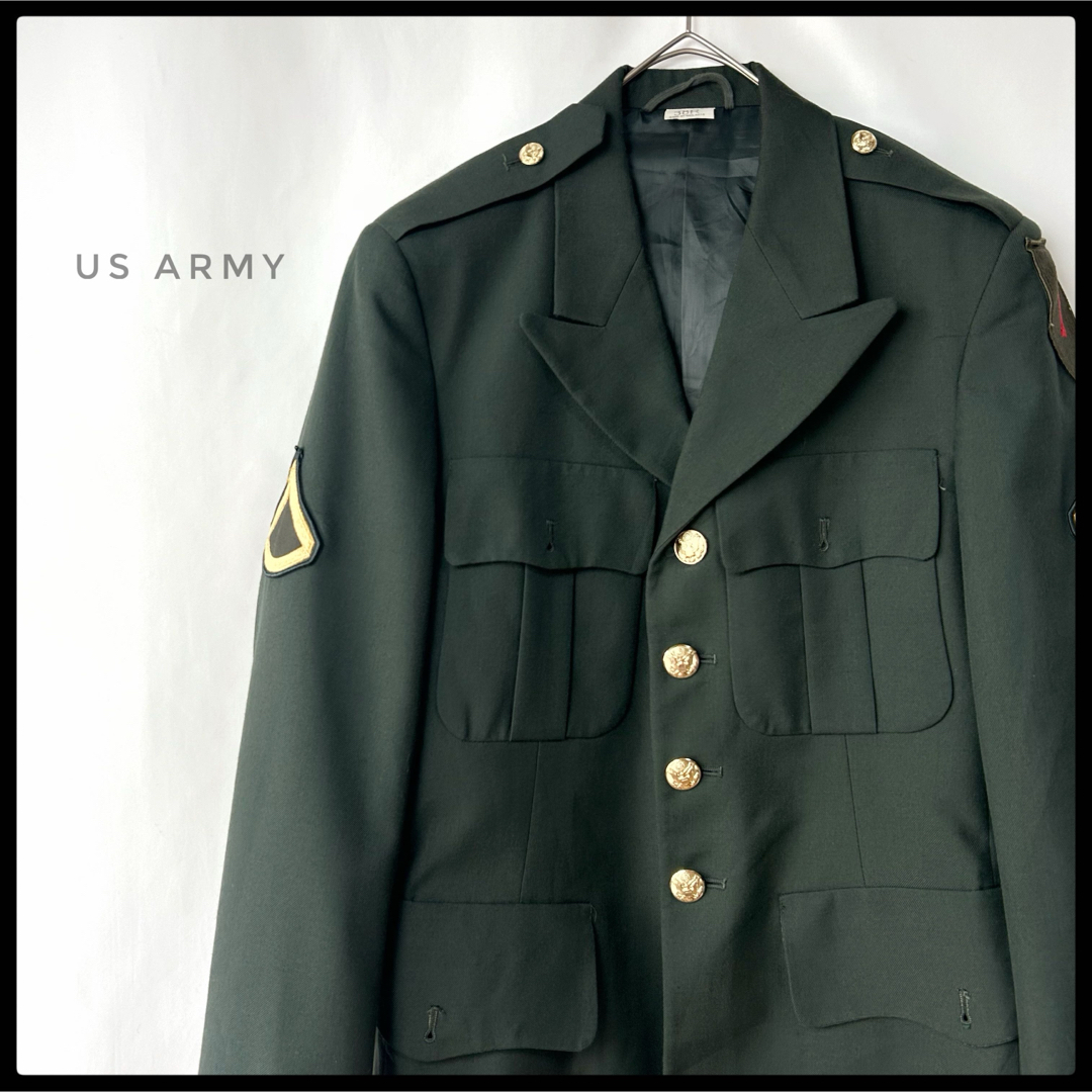 MILITARY - US ARMY 米軍 ミリタリージャケット カーキ 軍服 MILITARY - US ARMY 米軍 ミリタリージャケット カーキ 軍服