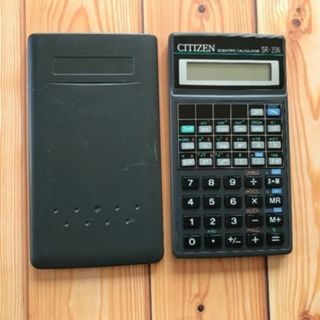 シチズン(CITIZEN)の【ジャンク品】CITIZEN SR-35N 関数電卓(取扱説明書付き) 1点(オフィス用品一般)
