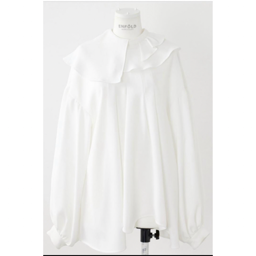 ENFOLD エンフォルド TWO WAY COLLAR BLOUSE 38 - トップス ENFOLD エンフォルド TWO WAY COLLAR BLOUSE 38 - トップス