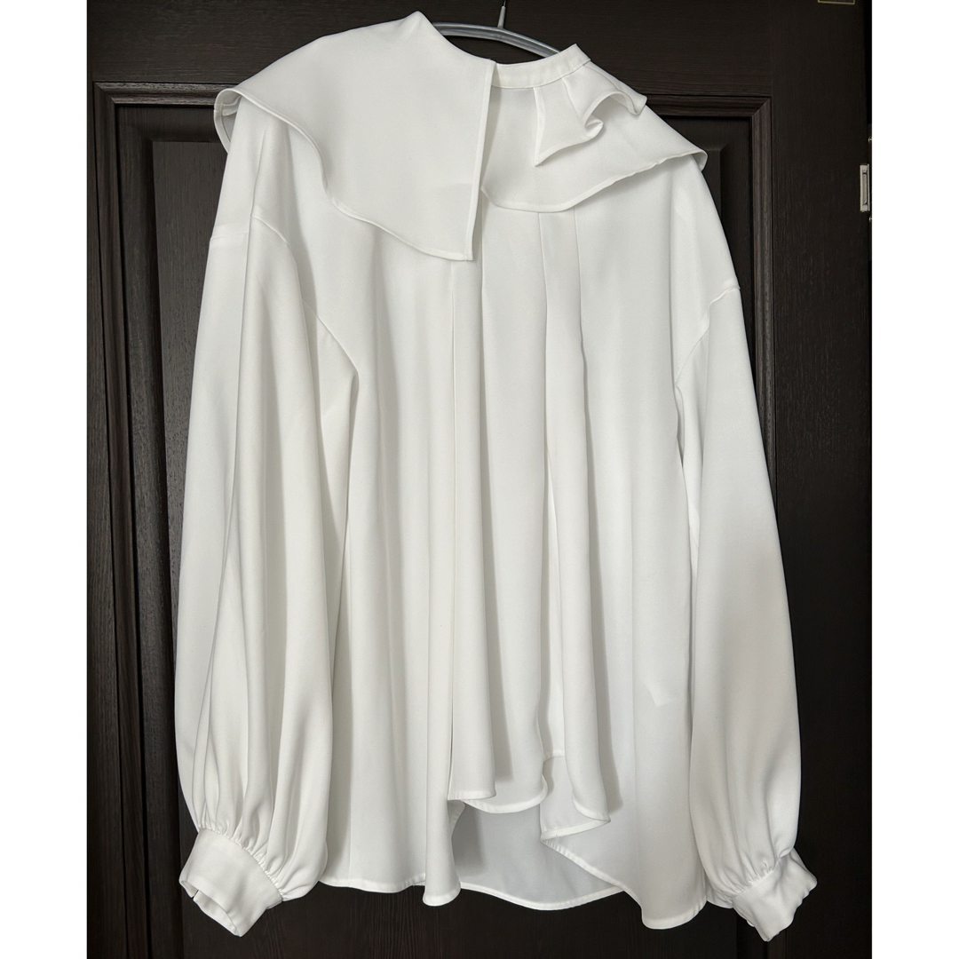 ENFOLD - ENFOLD エンフォルド TWO WAY COLLAR BLOUSE 38の通販 ENFOLD - ENFOLD エンフォルド TWO WAY COLLAR BLOUSE 38の通販