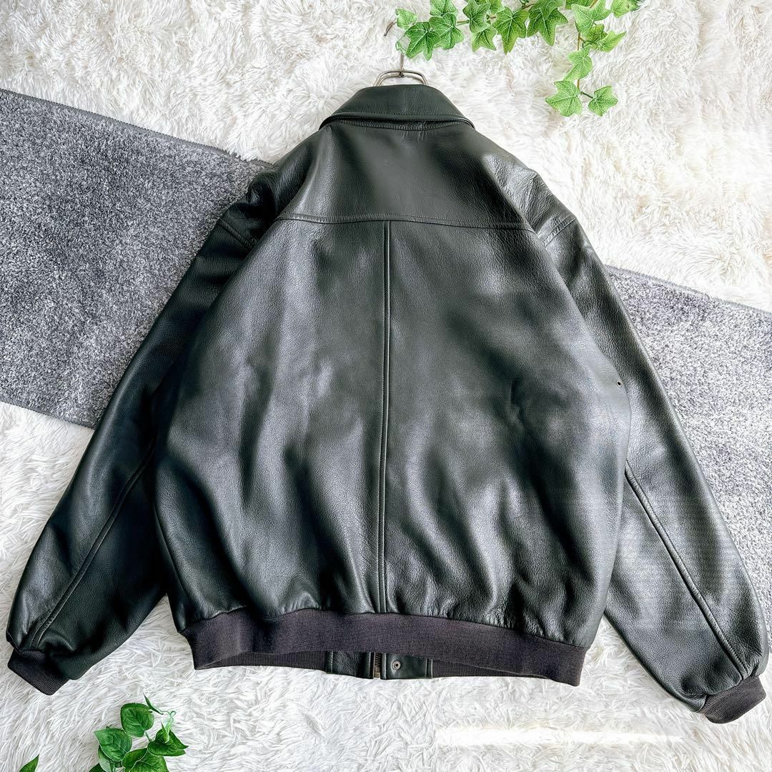 美品 エルエルビーン レザージャケット A-2 フライトジャケット 美品 エルエルビーン レザージャケット A-2 フライトジャケット