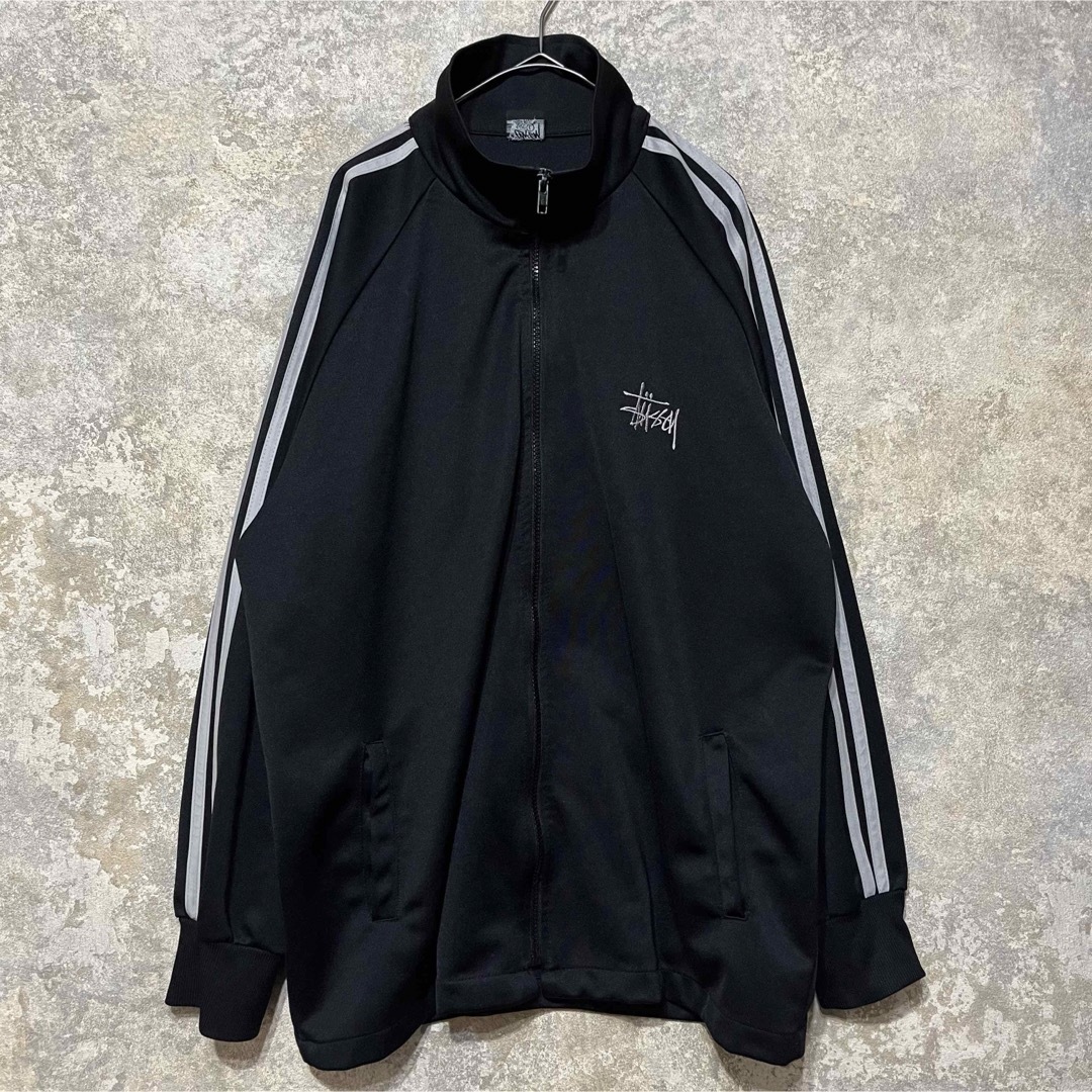 STUSSY - USA製 黒タグSTUSSYステューシートラックジャケット STUSSY - USA製 黒タグSTUSSYステューシートラックジャケット