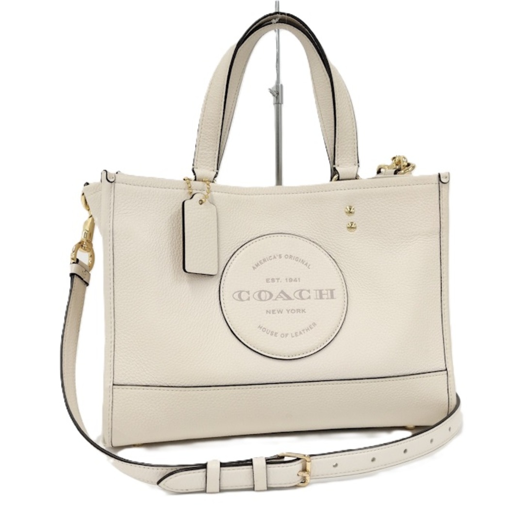 COACH 2WAYショルダーバッグ レザー アイボリー C2004 COACH 2WAYショルダーバッグ レザー アイボリー C2004