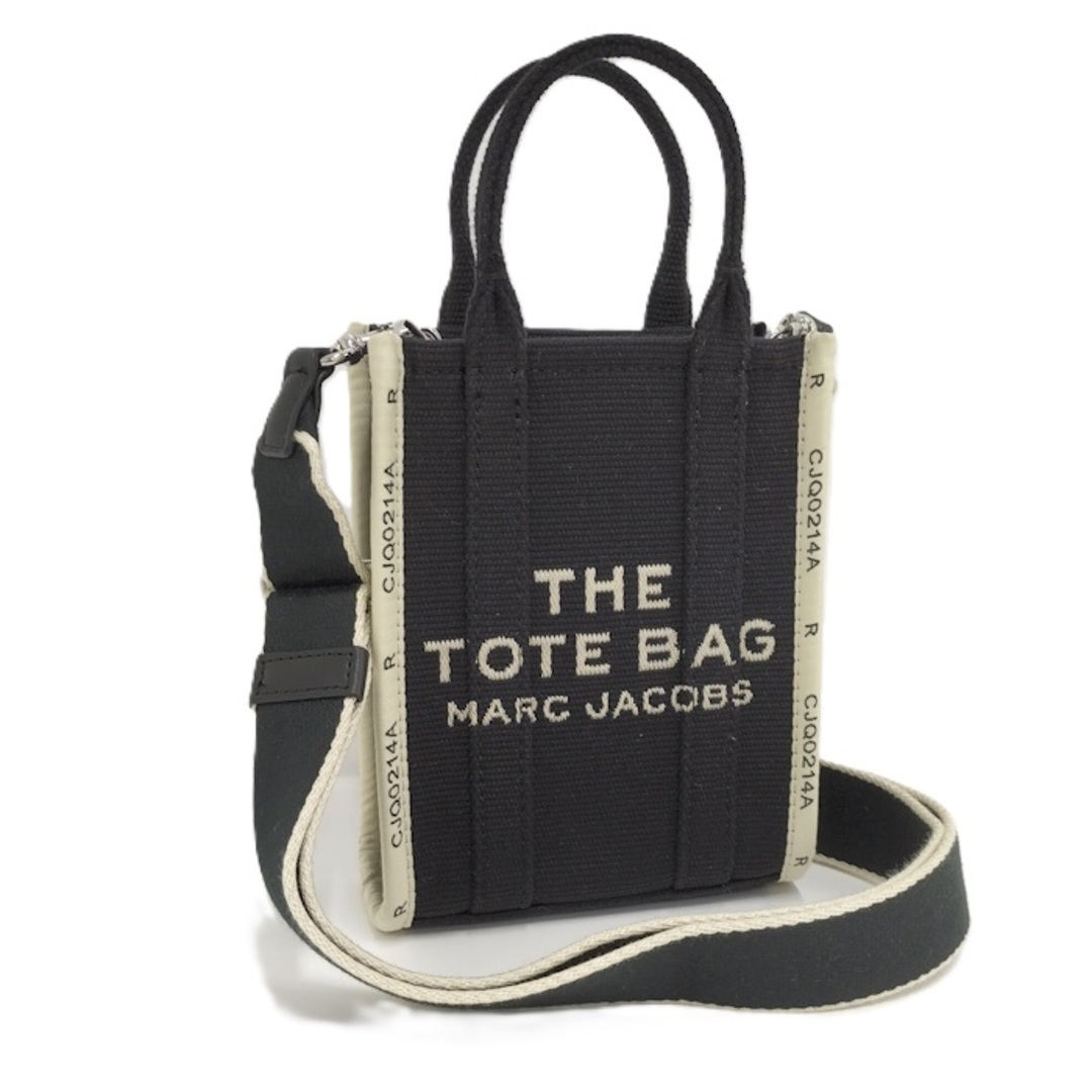 MARC JACOBS ザ ジャカード フォーン トートバッグ ブラック MARC JACOBS ザ ジャカード フォーン トートバッグ ブラック