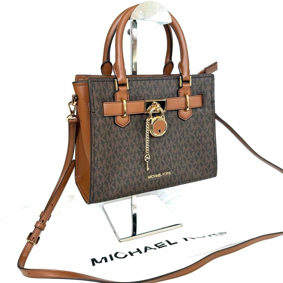 極美品】マイケルコース ハンド ショルダーバッグ サッチェル 総 極美品】マイケルコース ハンド ショルダーバッグ サッチェル 総