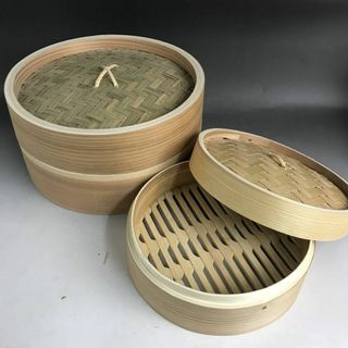 未使用品 中華セイロ 24㎝ 30㎝ まとめて 2点 せいろ 蒸篭 蒸籠 蒸し器(調理道具/製菓道具)