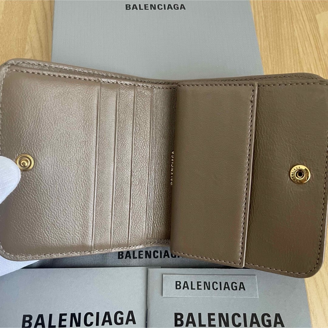 BALENCIAGA - 新品同様 極美品 バレンシアガ 二つ折り財布 ミニ BALENCIAGA - 新品同様 極美品 バレンシアガ 二つ折り財布 ミニ