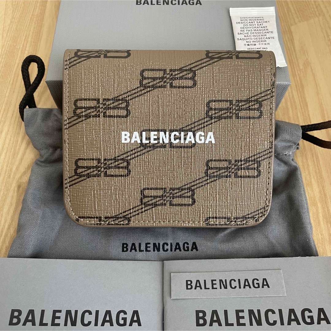 BALENCIAGA - 新品同様 極美品 バレンシアガ 二つ折り財布 ミニ BALENCIAGA - 新品同様 極美品 バレンシアガ 二つ折り財布 ミニ