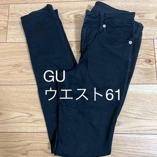 ジーユー(GU)のブラック スキニー(スキニーパンツ)