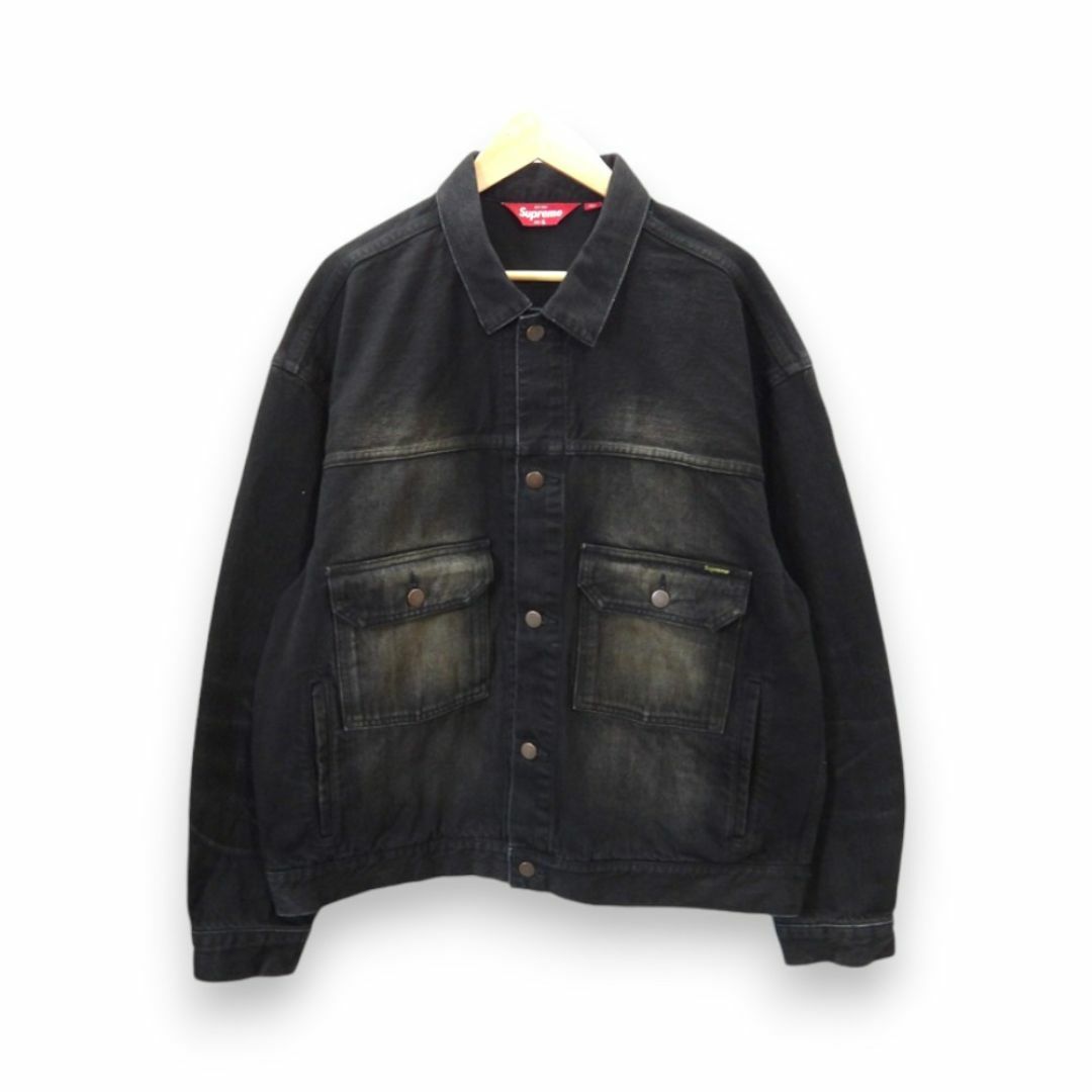Supreme - SUPREME 24aw Distressed Selvedge Trucker Jacket Supreme - SUPREME 24aw Distressed Selvedge Trucker Jacket