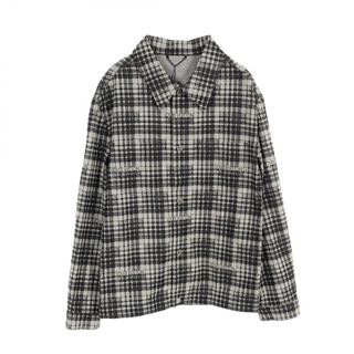 ルイヴィトン(LOUIS VUITTON)のルイ・ヴィトン LOUIS VUITTON シャツ 衣料品 アウター コットン メンズ ベージュ系 / ブラック系 RM232 ARA HPA90W 【中古】(その他)