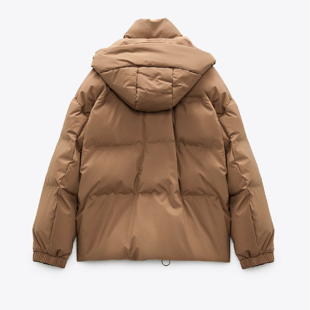 ZARA - ZARA フード付きキルティングジャケット XLサイズ ZARA - ZARA フード付きキルティングジャケット XLサイズ