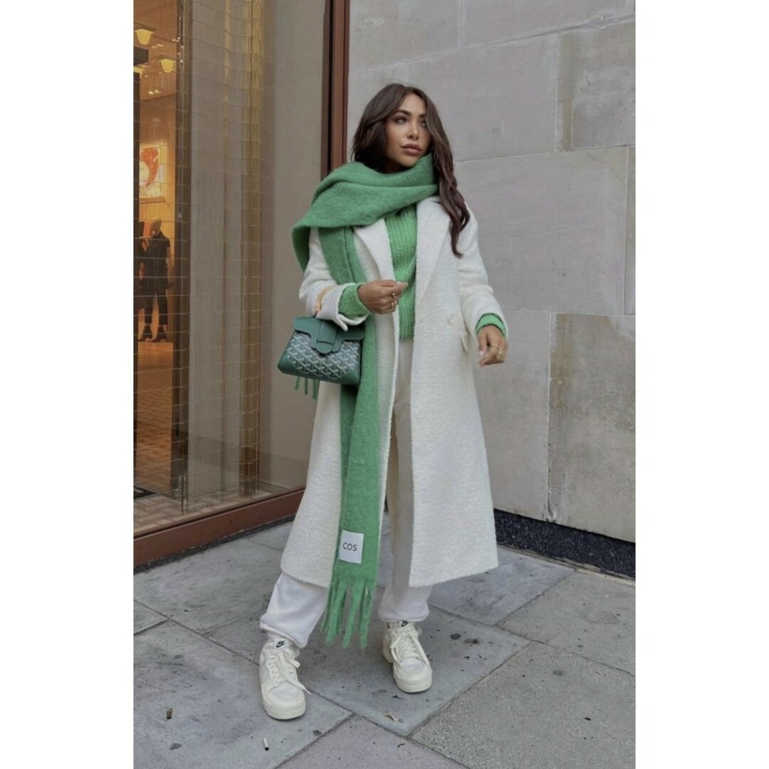 ZARA - ZARA ウール混紡ダブルブレスト仕様コート Lサイズの通販 ZARA - ZARA ウール混紡ダブルブレスト仕様コート Lサイズの通販