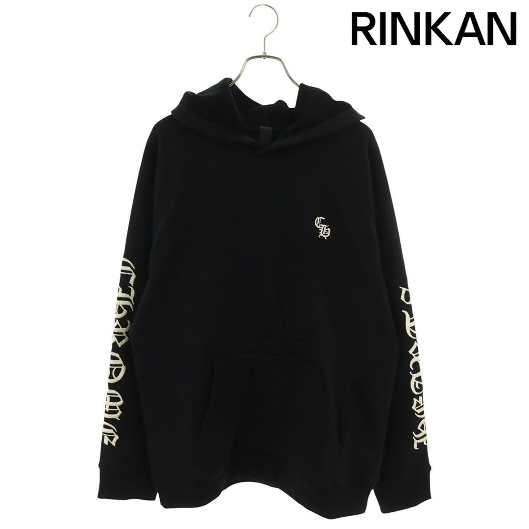 Chrome Hearts - クロムハーツ  SLO RIDE ロゴエンブロイダリープルオーバーパーカー メンズ XL