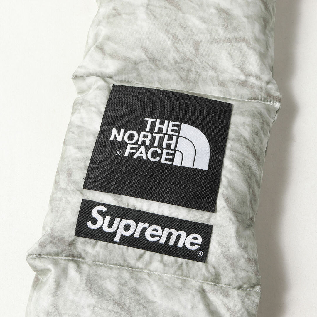 【現品限り一斉値下げ!】 コラボ ペーパー Scarf) Down 700-Fill Print (Paper マフラー / ダウンスカーフ ペーパープリント柄 FACE NORTH THE 19AW シュプリーム Supreme 美品 - Supreme ファッション ラクマ店 BooBee by ブランド古着のBEEGLE by アイテム【メンズ】【中古】の通販 小物