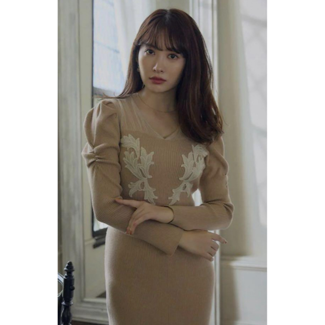 Herlipto Lily Lace Knit Midi Dress Herlipto Lily Lace Knit Midi Dress