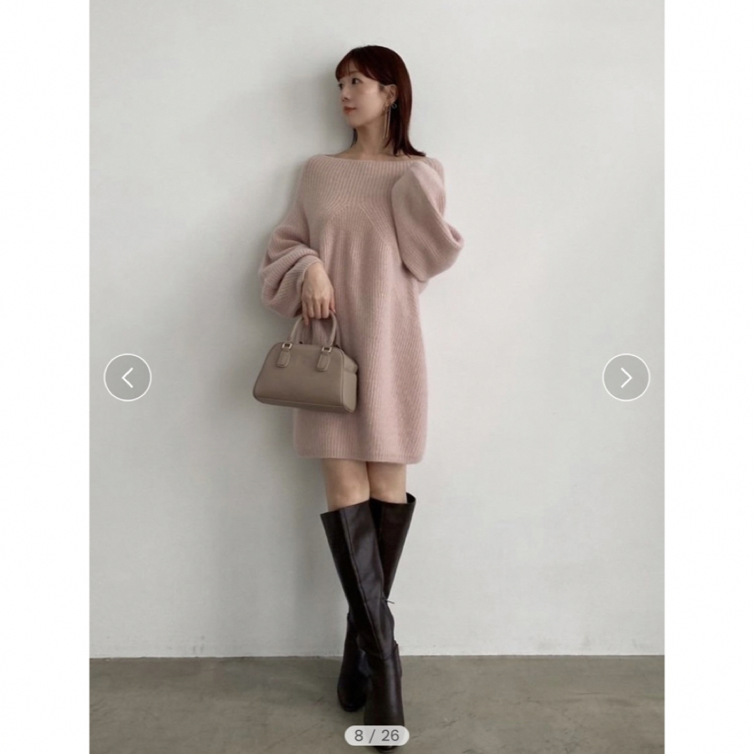 SNIDEL - ラクーンミニニットワンピースの通販 by 松坂先生の SNIDEL - ラクーンミニニットワンピースの通販 by 松坂先生の