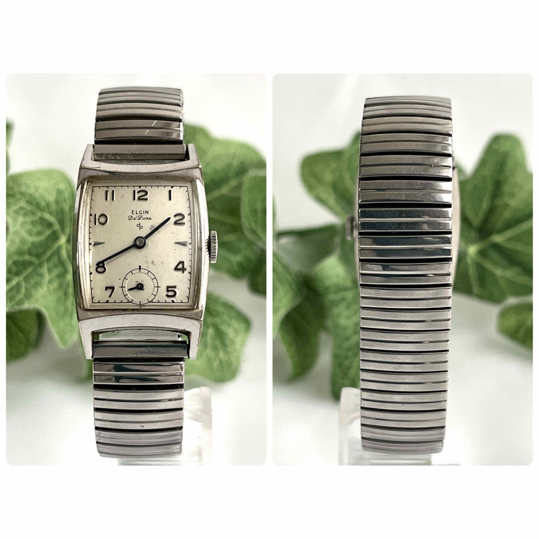 ELGIN - 希少 ELGIN エルジン 腕時計 10KGF SPIDEL シルバー ELGIN - 希少 ELGIN エルジン 腕時計 10KGF SPIDEL シルバー