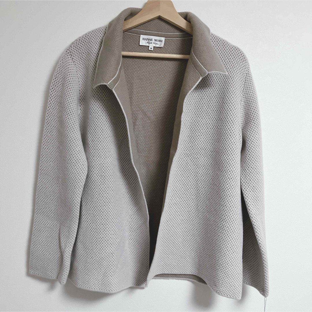 HANA MORI カシミア100% カーディガン コート 新品 HANA MORI カシミア100% カーディガン コート 新品