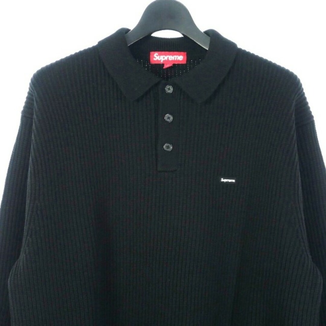 supreme ニットポロLサイズblack supreme ニットポロLサイズblack