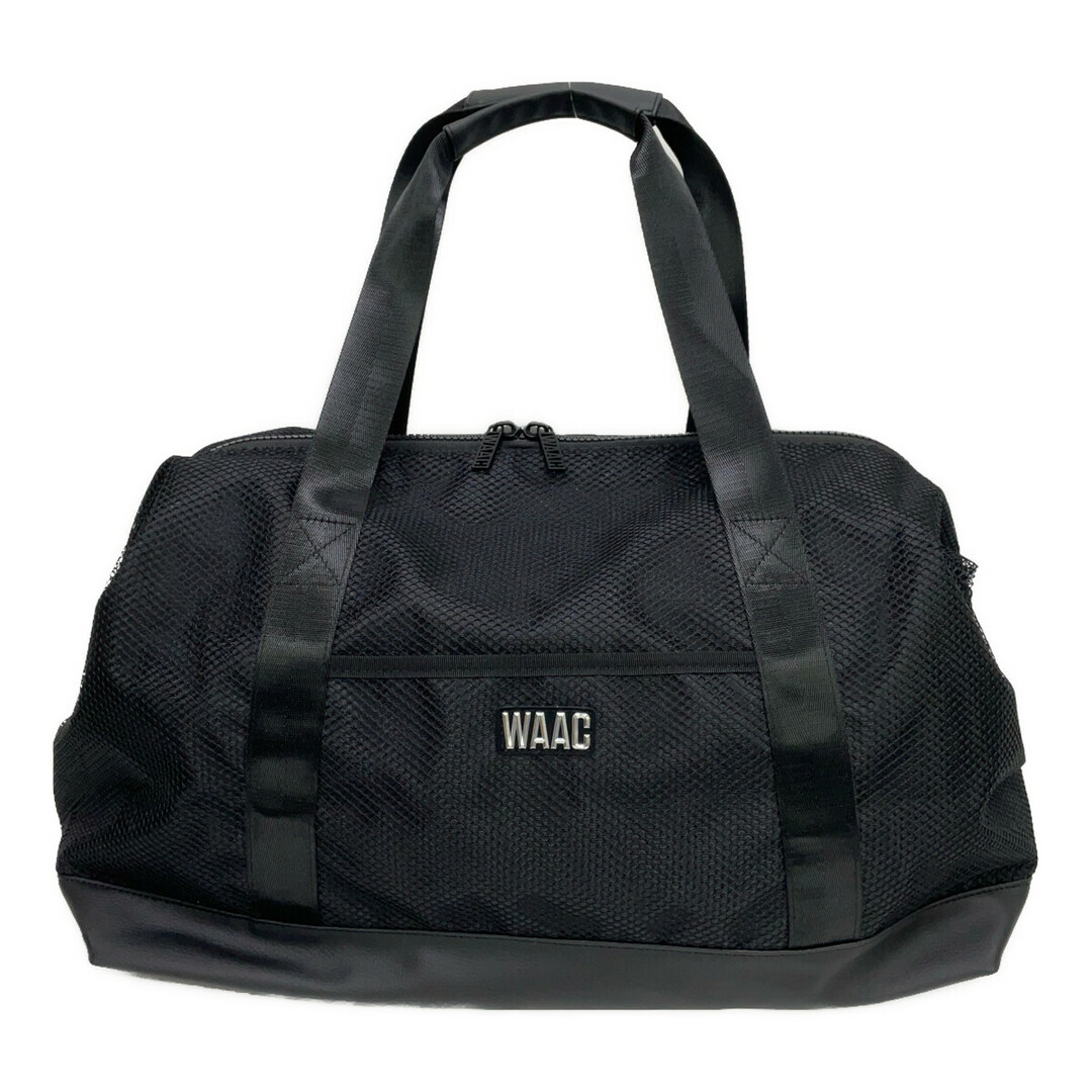 coco 中古 ワック WAAC ボストンバッグ ブラック 黒 メッシュ coco 中古 ワック WAAC ボストンバッグ ブラック 黒 メッシュ