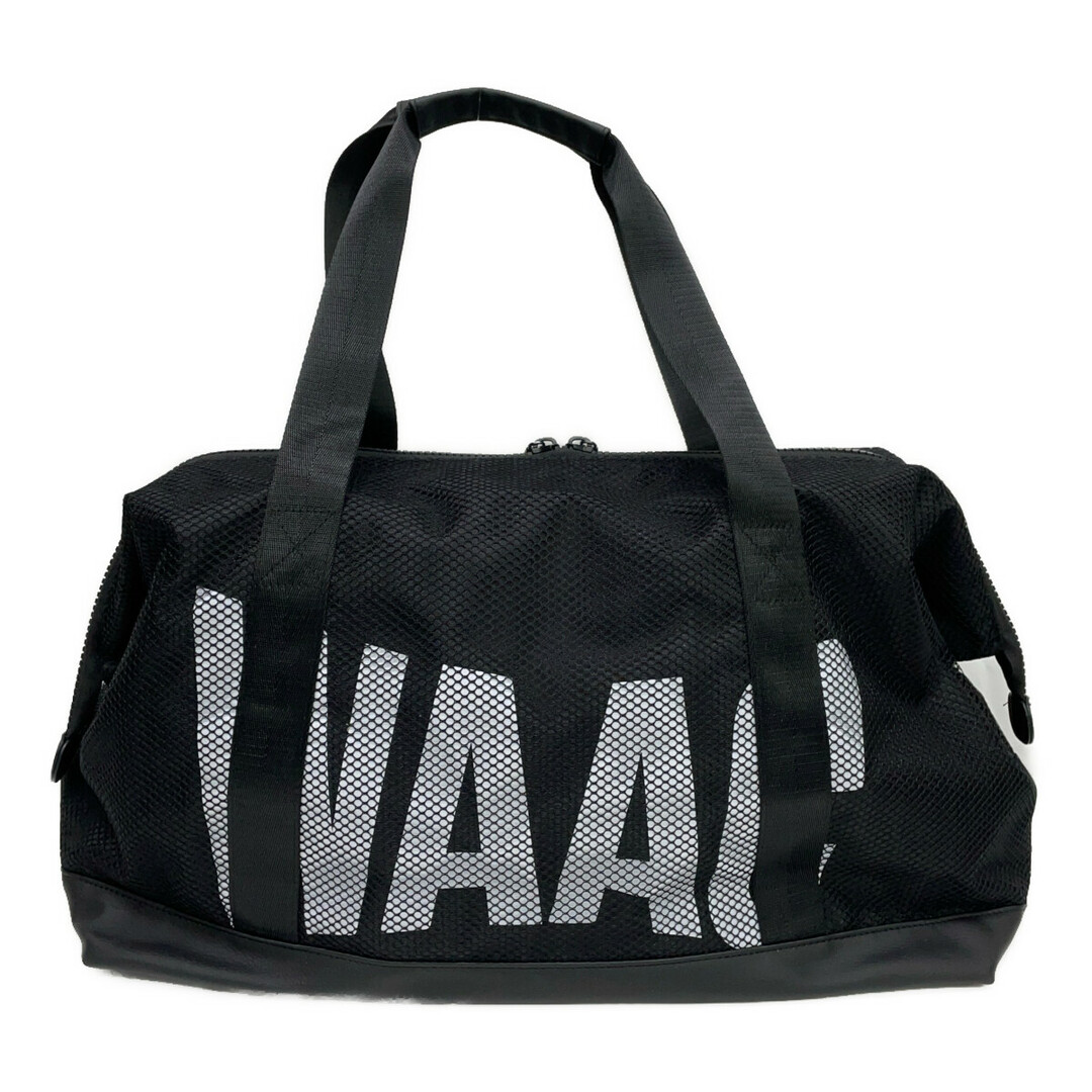 coco 中古 ワック WAAC ボストンバッグ ブラック 黒 メッシュ coco 中古 ワック WAAC ボストンバッグ ブラック 黒 メッシュ