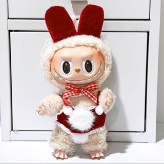 新品2点セット ワンピースlabubuラブブぬいぐるみ服17cm着せ替え着ぐるみ(キャラクターグッズ)