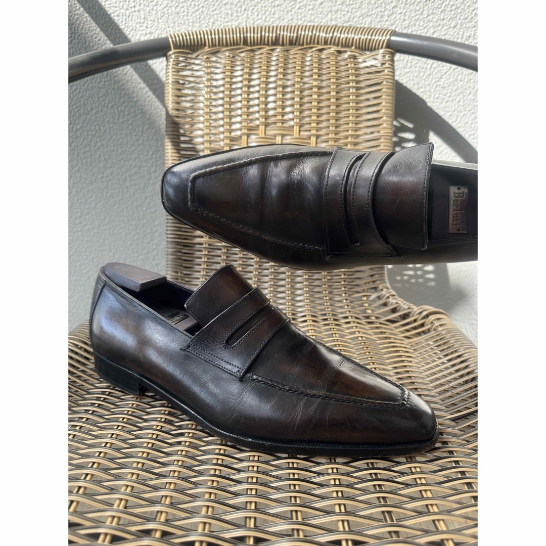 BERLUTI - 定価35,3万 ベルルッティ アンディ パティーヌレザー BERLUTI - 定価35,3万 ベルルッティ アンディ パティーヌレザー