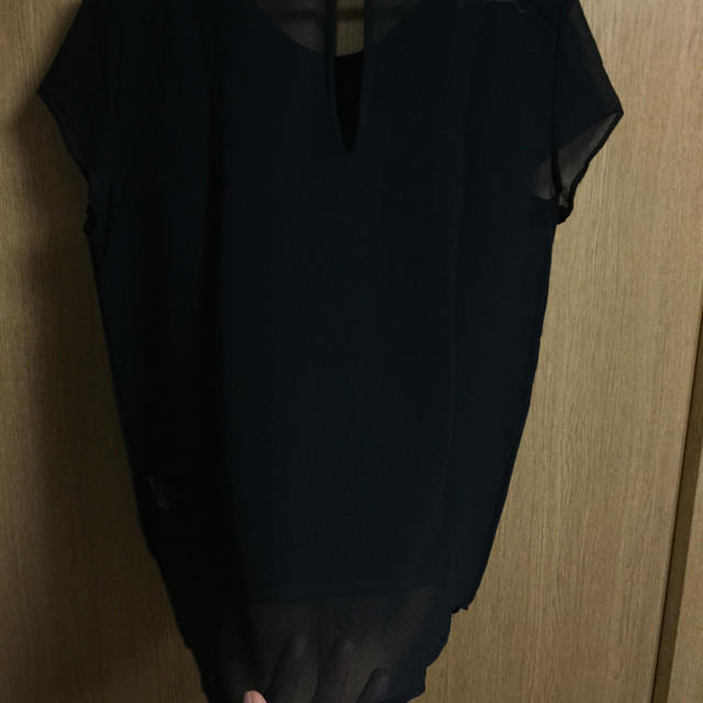 ZARA(ザラ)のZara 黒 トップス レディースのトップス(カットソー(半袖/袖なし))の商品写真