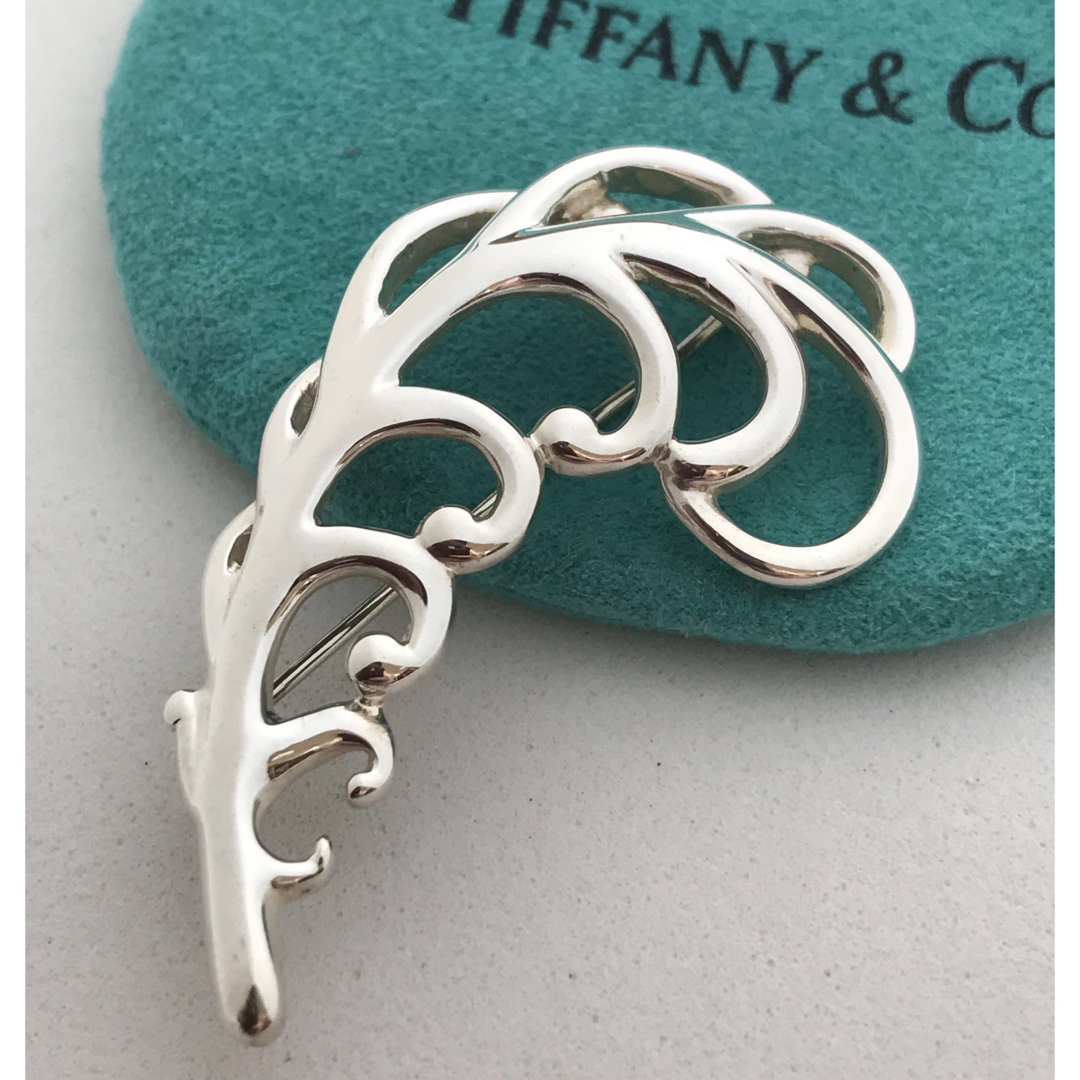 Tiffany & Co. - Tiffany パロマピカソ フェザー ブローチ 美品 Tiffany & Co. - Tiffany パロマピカソ フェザー ブローチ 美品