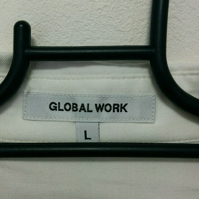 GLOBAL WORK(グローバルワーク)のTV放映【新品】GLOBAL WORK Ｖベスト＊シャツワンピース レディースのワンピース(ひざ丈ワンピース)の商品写真
