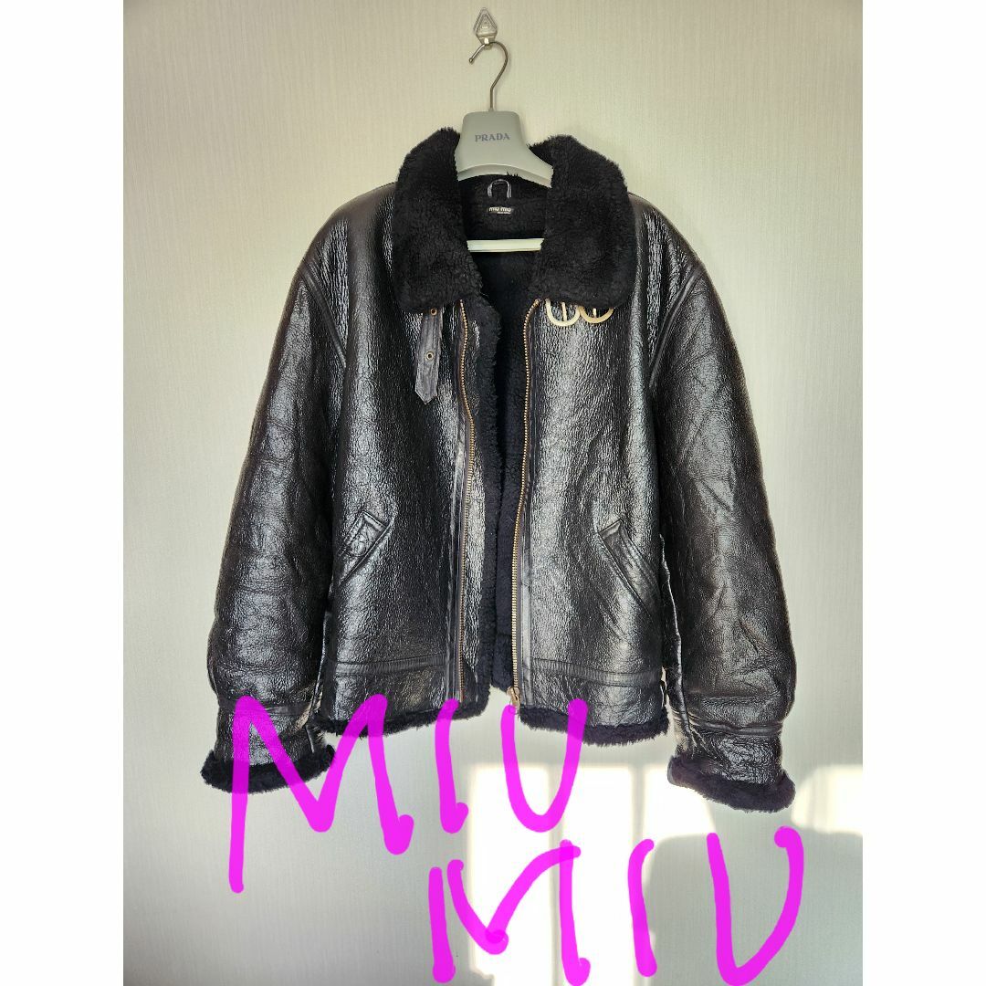 MIU MIU - MIUMIUムートンジャケット 超レア PRADAの通販 by MIU MIU - MIUMIUムートンジャケット 超レア PRADAの通販 by