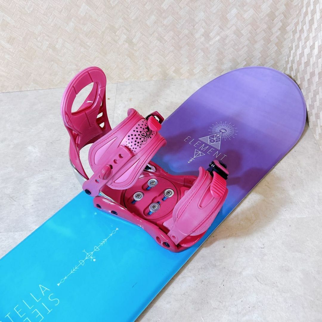 初心者おすすめ 】 STELLA スノーボード セット 144cm 初心者おすすめ 】 STELLA スノーボード セット 144cm