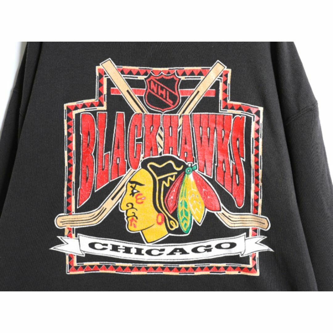 【人気No.1】 NHL 90s オフィシャル プリント ブラックホークス シカゴ アイスホッケー