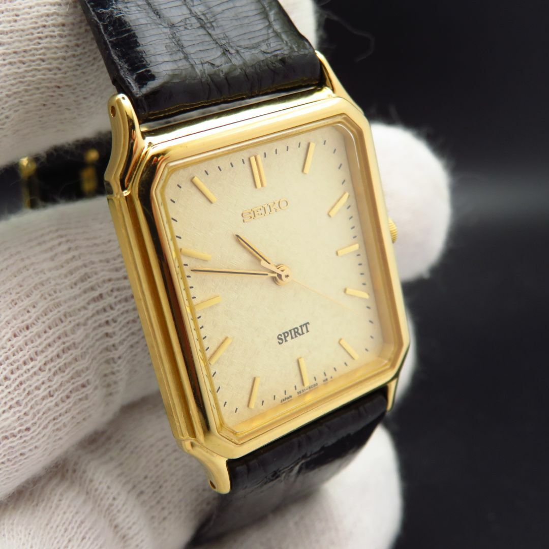 稼働 SEIKO spirit 腕時計 タンク コンテンポラリーベーシック 稼働 SEIKO spirit 腕時計 タンク コンテンポラリーベーシック