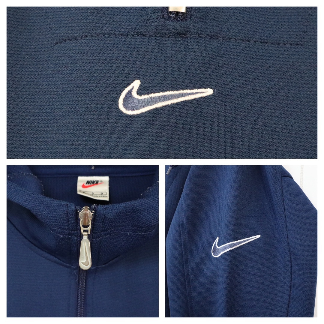 NIKE - 【90s】ナイキ/パーカー センターロゴ刺繍 ハーフジップ NIKE - 【90s】ナイキ/パーカー センターロゴ刺繍 ハーフジップ