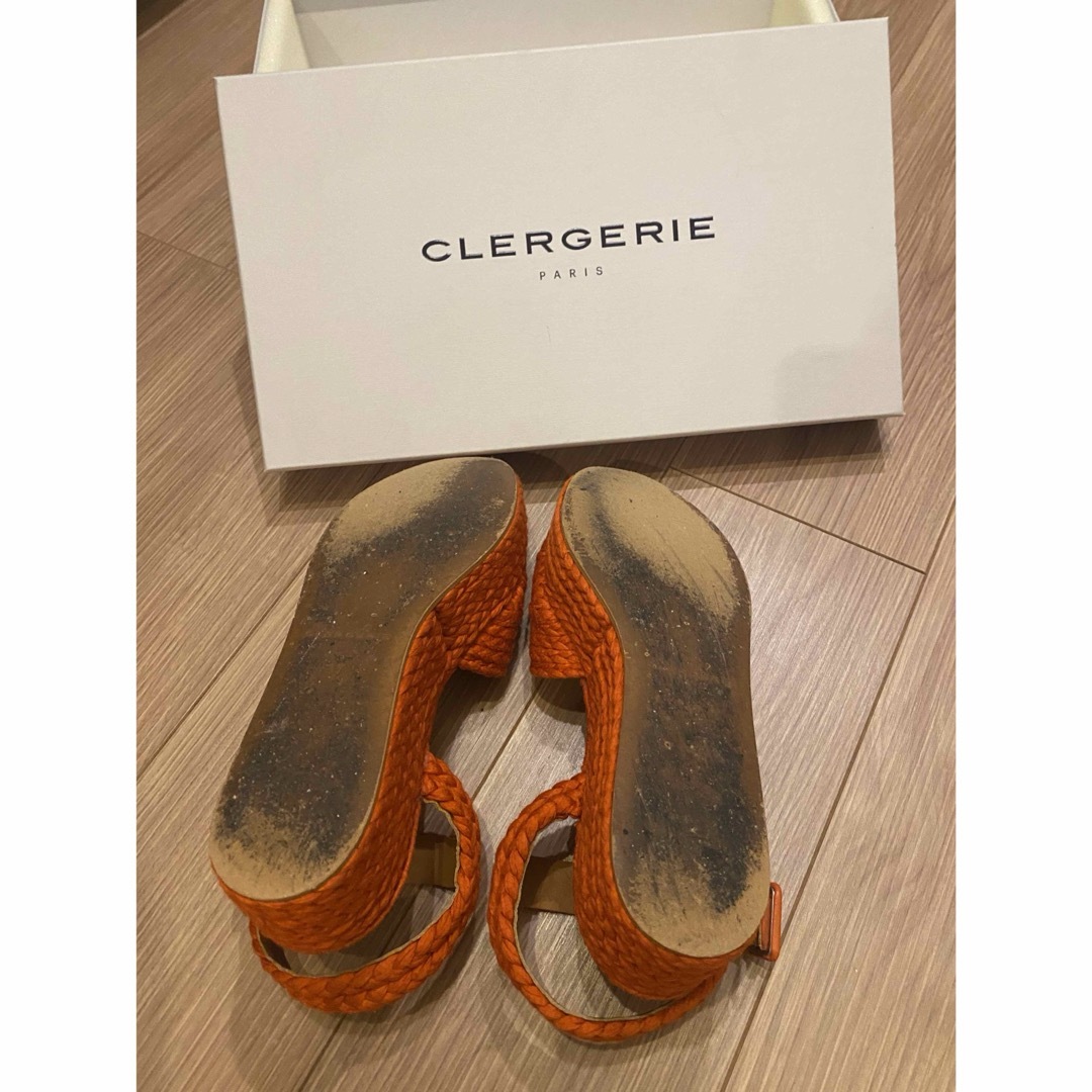 CLERGERIE - CLERGERIE オレンジ サンダル 37の通販 by リリー's CLERGERIE - CLERGERIE オレンジ サンダル 37の通販 by リリー's