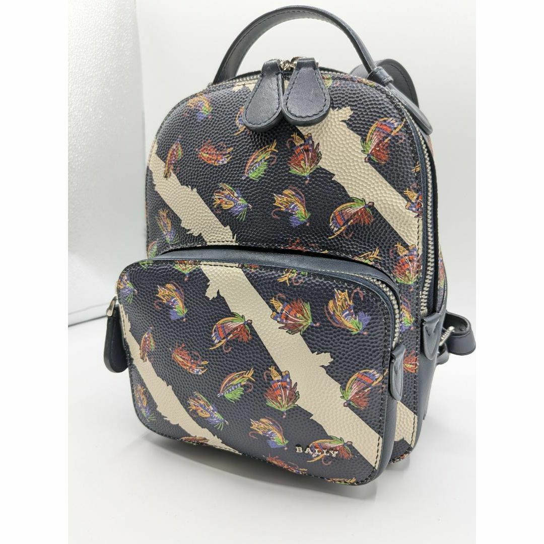 極美品 バリー バックパック リュック レザー ネイビー 極美品 バリー バックパック リュック レザー ネイビー