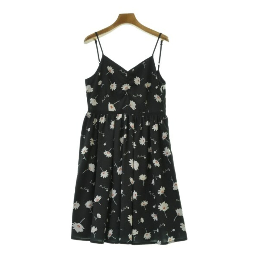 MARY QUANT - MARY QUANT ワンピース 38(M位) 黒x白xオレンジ等 MARY QUANT - MARY QUANT ワンピース 38(M位) 黒x白xオレンジ等