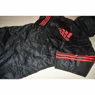 アディダス(adidas)のアディダス ロング ボア ベンチコート 150　ブラック(コート)