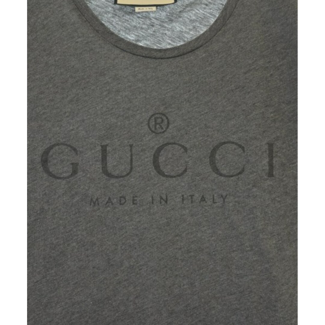GUCCI グッチ Tシャツ・カットソー グレー M 4103624O0119 GUCCI - GUCCI グッチ Tシャツ・カットソー M グレー 【古着