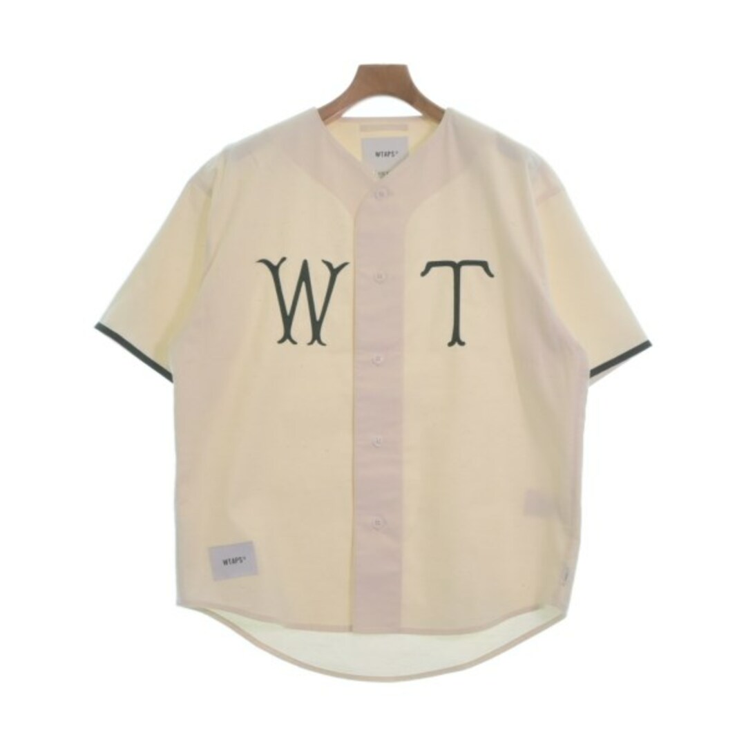 WTAPS ダブルタップス カジュアルシャツ S アイボリー 【古着 WTAPS ダブルタップス カジュアルシャツ S アイボリー 【古着